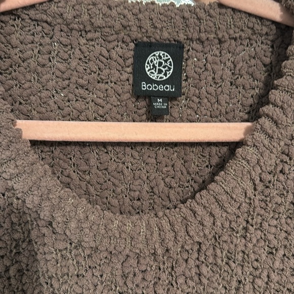 Bobeau Popcorn Knit Sweater EUC size M - Picture 3 of 5